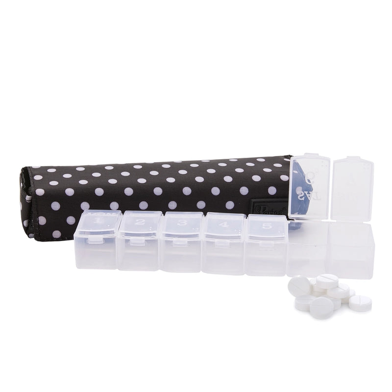Days of the Week Pill Organizer - Medicine Travel Case