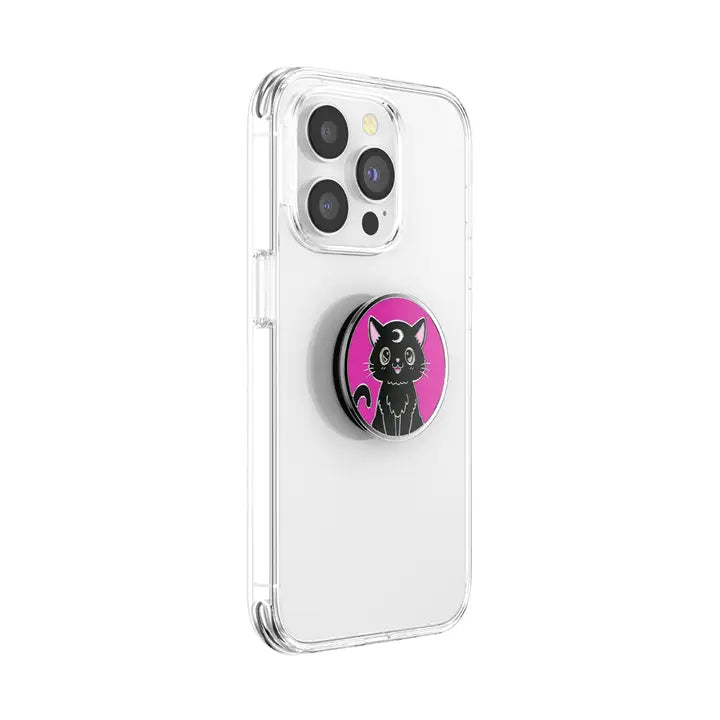 PopSockets Phone Grip - Enamel Black Cat Magic