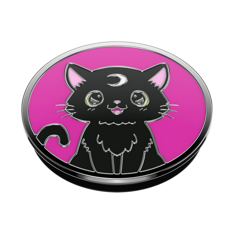 PopSockets Phone Grip - Enamel Black Cat Magic