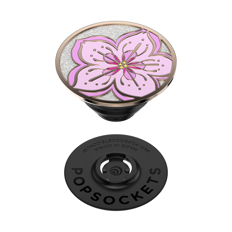PopSockets Phone Grip - Enamel Glitter Cherry Blossom