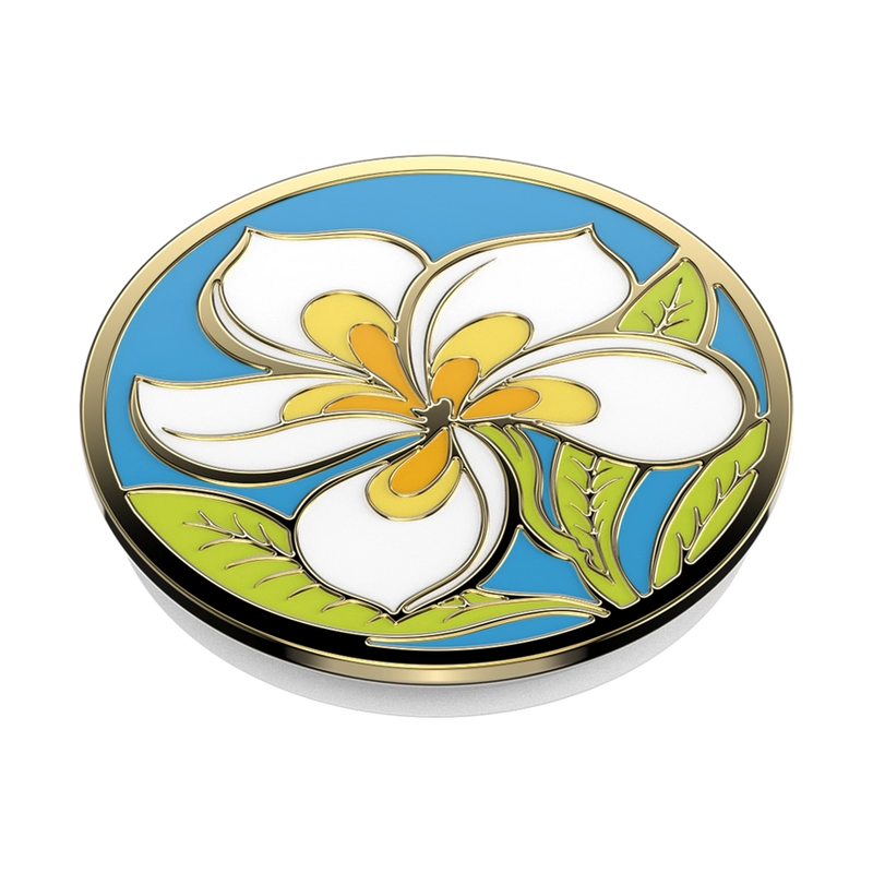 PopSockets Phone Grip - Enamel Plumeria