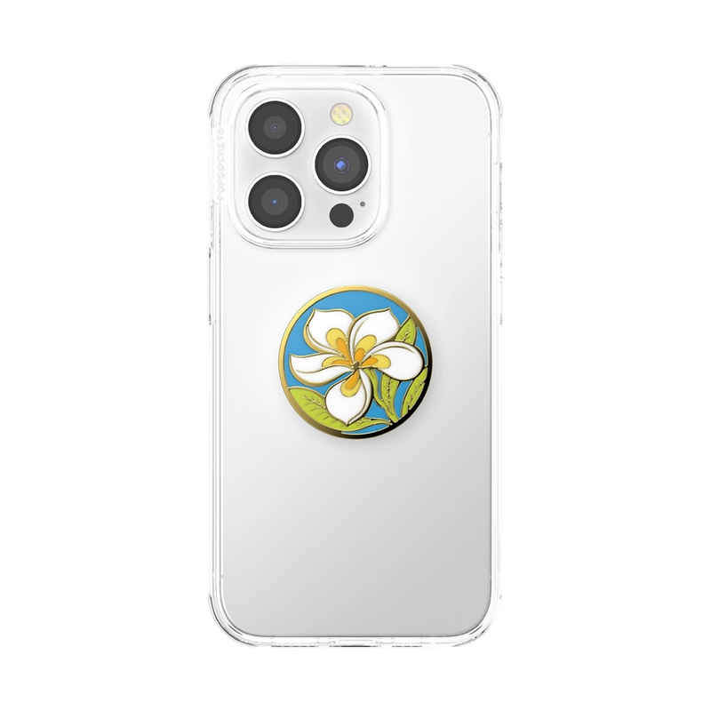 PopSockets Phone Grip - Enamel Plumeria