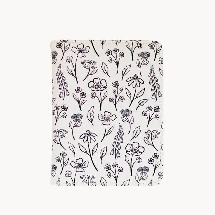 Pressed Floral Passport Cover