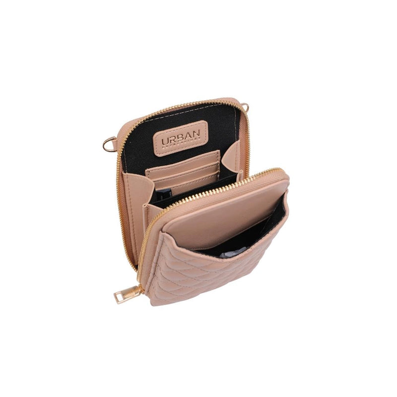 Bodie Quilted Cell Phone Crossbody - Vegan Leather