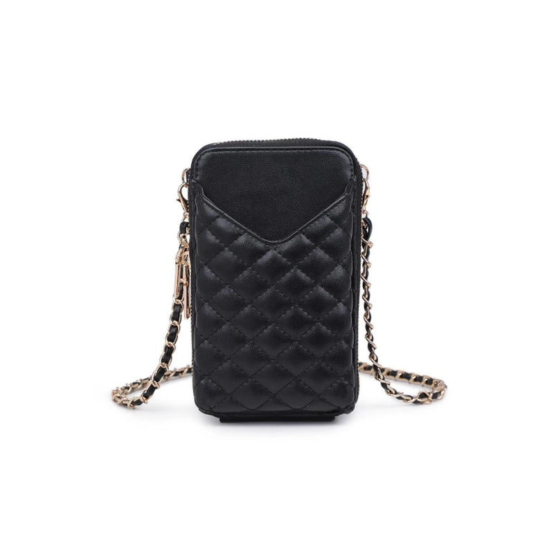 Bodie Quilted Cell Phone Crossbody - Vegan Leather