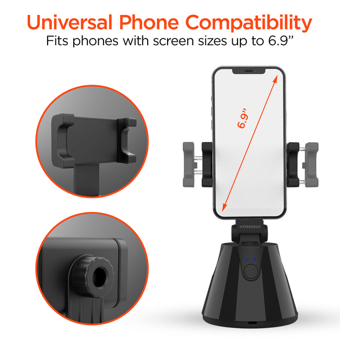 HyperView Auto-Tracking Mount Universal for All Phones - Black