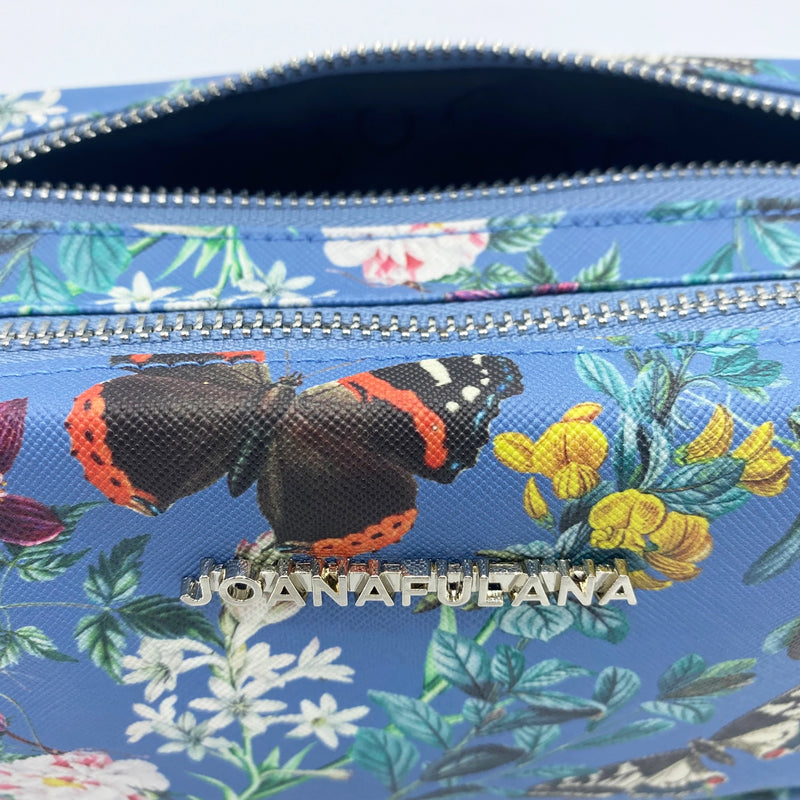 Joana Fulana™ Essential Wash Bag | Butterfly Spirit - Ocean Blue