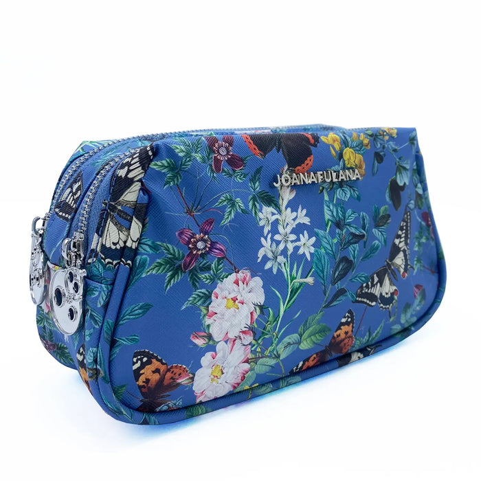 Joana Fulana™ Essential Wash Bag | Butterfly Spirit - Ocean Blue
