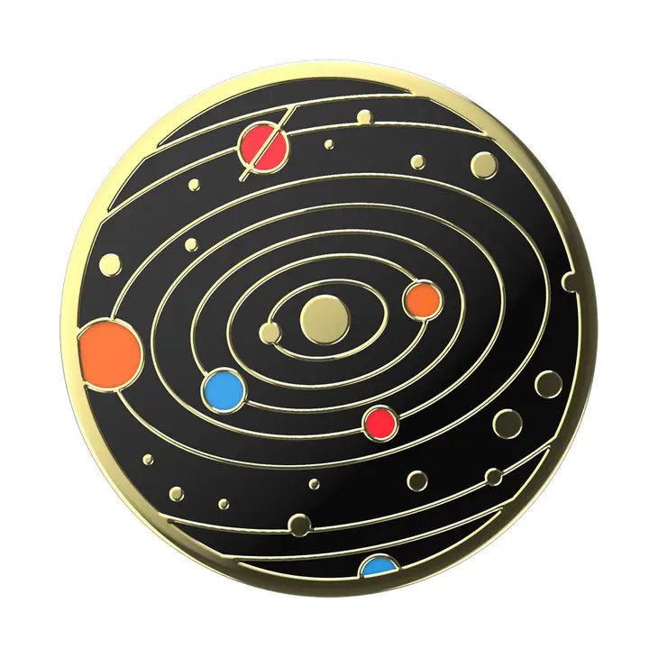 Popsockets Enamel Solar Flare Black