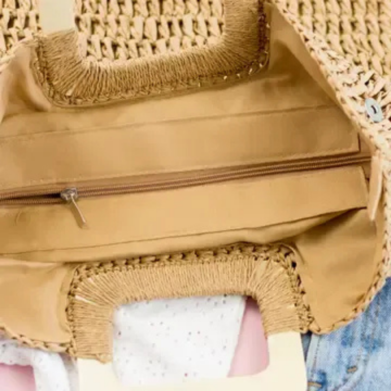 Straw Tote - Oversized