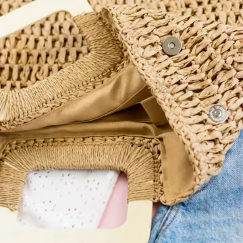 Straw Tote - Oversized