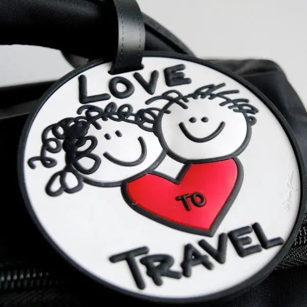 Love To Travel Luggage Tag | 3-D Cute Bag Tag
