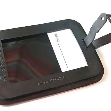 New York City Night Skyline Luggage Tag | 3-D NYC Souvenir Bag Tag