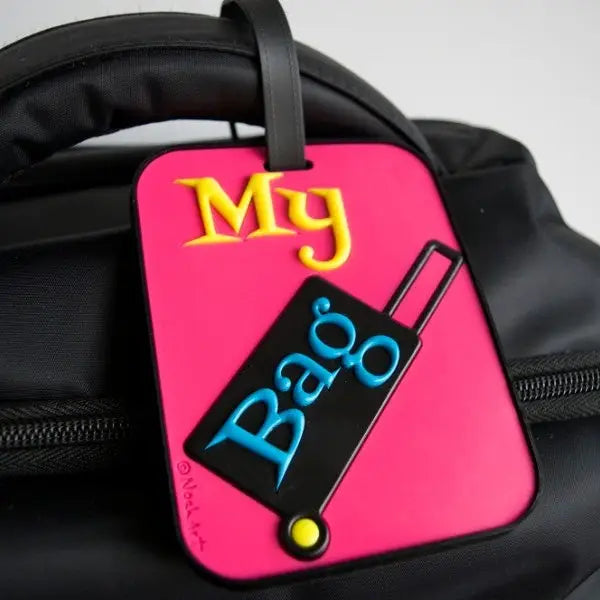 Suitcase Pink Luggage Tag