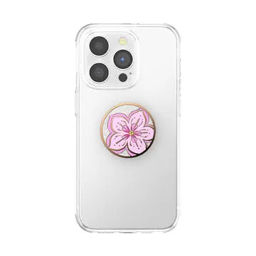 PopSockets Phone Grip - Enamel Glitter Cherry Blossom