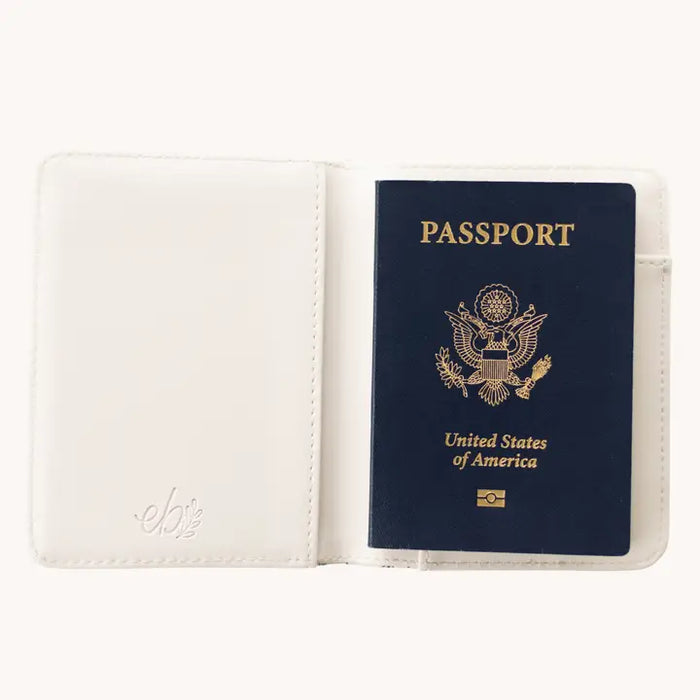 Pressed Floral Passport Cover