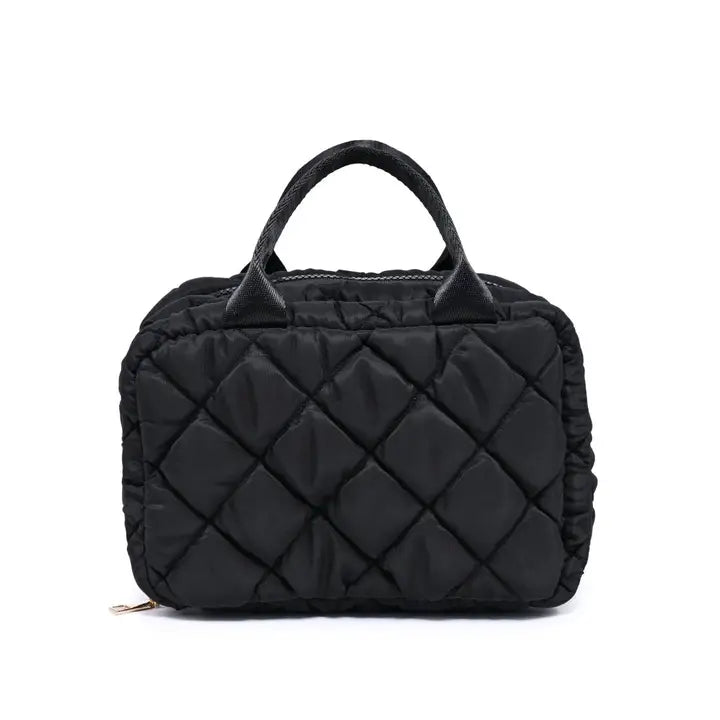 Quilted Travel Organizer | Cosmetic & Beauty Bag for Travel