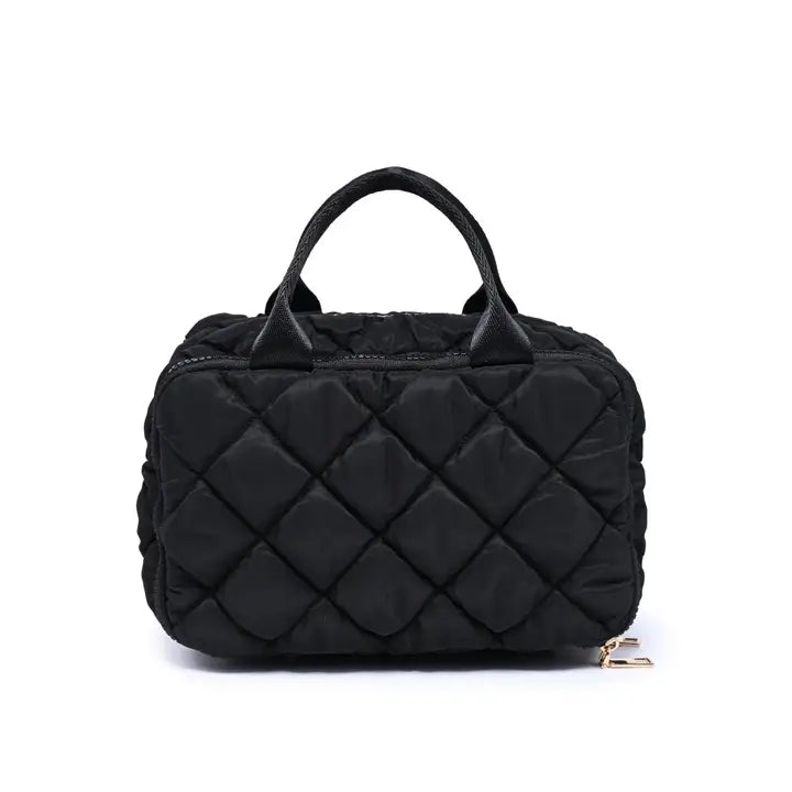 Quilted Travel Organizer | Cosmetic & Beauty Bag for Travel