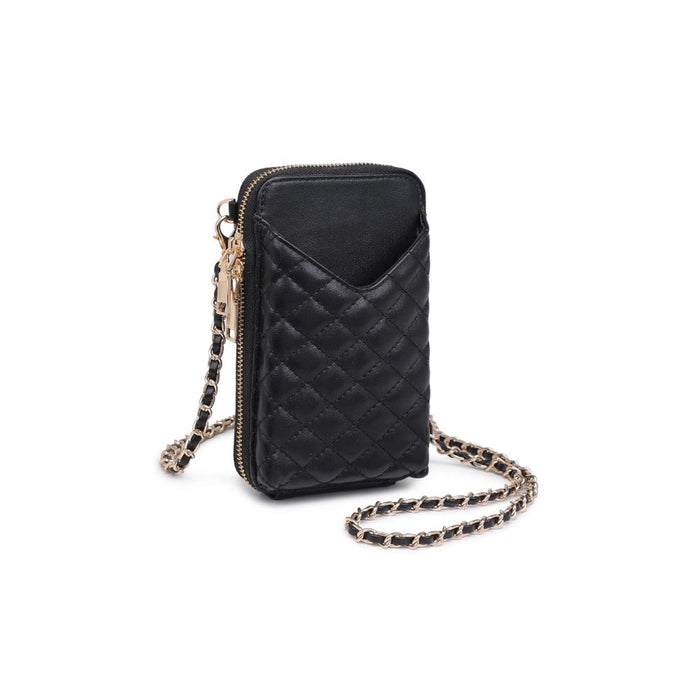 Bodie Quilted Cell Phone Crossbody - Vegan Leather