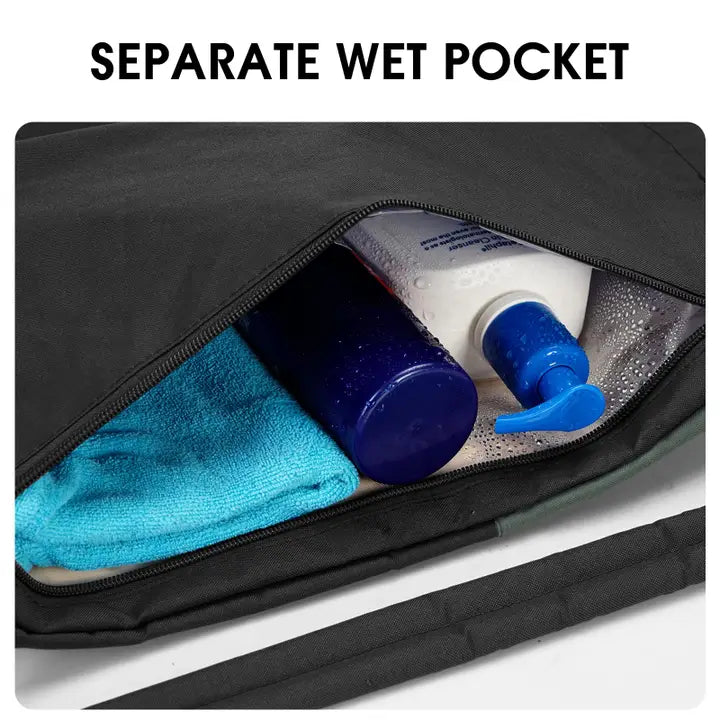 Water-Resistant Drawstring Backpack with Padded Shoulder Straps