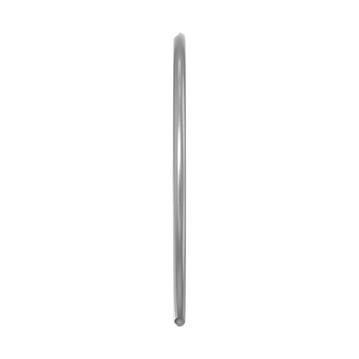 Side view of the collapsed PopSockets Low-Pro grip showing its thin silver-colored edge.