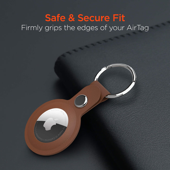 Hypergear AirCover Vegan Leather Keyring for AirTag