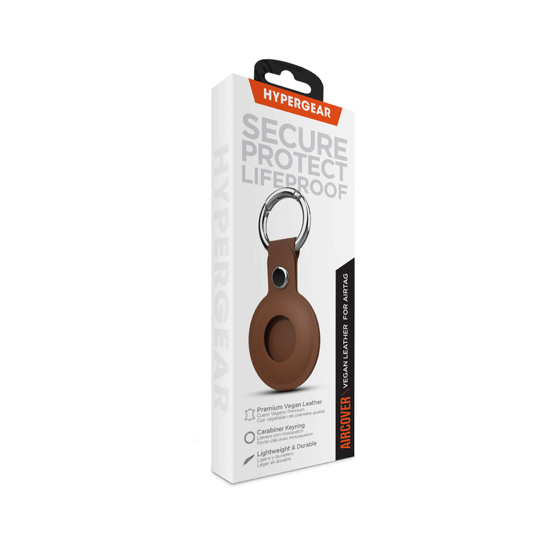 Hypergear AirCover Vegan Leather Keyring for AirTag