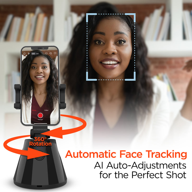HyperView Auto-Tracking Mount Universal for All Phones - Black