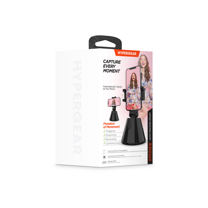HyperView Auto-Tracking Mount Universal for All Phones - Black
