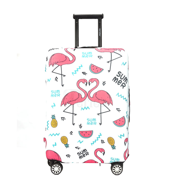 Luggage Cover - Flamingos Design