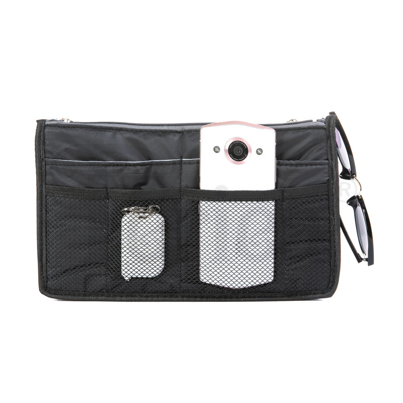 Handbag Insert Organizer - Chelsy Premium Black - Medium